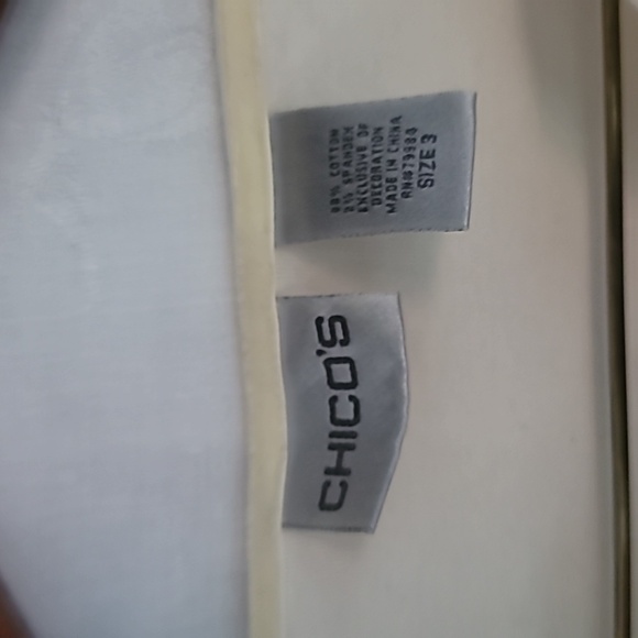 A winter white  long sleeve top,  size 3 (16-18) - Picture 3 of 4